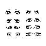 How to draw anime eyes 4 different ways using the anime eyes of the fairy tail characters: Learn How To Draw Anime Eyes Male Eyes Step By Step Drawing Tutorials