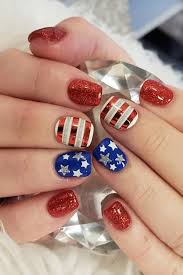 Repeat on all your nails, or just your thumb and ring finger for an accent look. 30 Best 4th Of July Nail Art Designs Cool Ideas For Patriotic Fourth Of July Nails