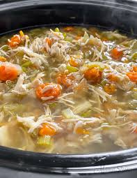 slow cooker en soup with