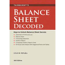 taxmann s balance sheet decoded keys