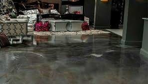 The process for sealing a marble floor is relatively easy and should take less than an hour with each application. Metallic Epoxy Flooring Lake Norman Custom Concrete Cornelius Nc