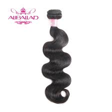 Aliballad Brazilian Hair Weave Bundles Body Wave 8 To 28 Inch 1pc Non Remy Hair Extensions Natural Color 100 Human Hair Bundles Color Natural Color