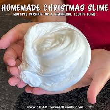 homemade christmas slime