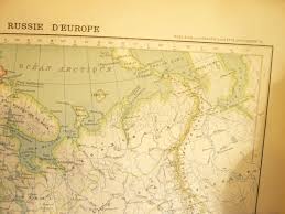 Rusia are mai multe granite decat orice alta tara din lume: Harta Rusiei Europene Si A Zonelor Invecinate Inclus Romania Ed Hachette 1906 Okazii Ro