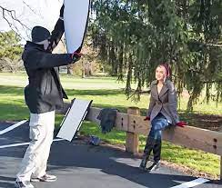 reflector for better outdoor portraits
