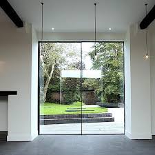 Rahmenlose Design Schiebefenster Keller