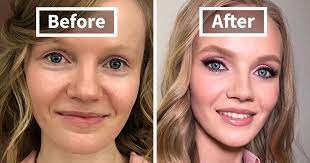 35 women before and after their makeup