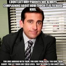 Doesn&#39;t come in when sick? THat&#39;s what she said - Michael Scott ... via Relatably.com
