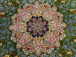 beautiful oriental persian carpet