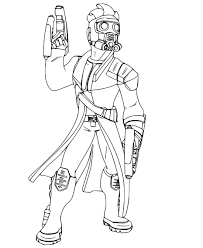 In this step we should draw the hand. Star Lord Coloring Pages Coloring Home