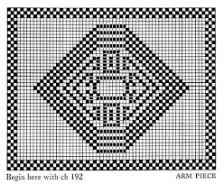Filet Crochet Pattern Free Vintage Stained Glass Chair Back