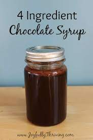 homemade easy chocolate syrup