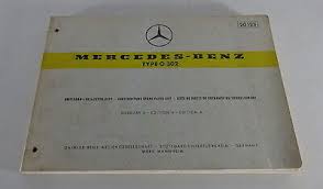 parts catalog list mercedes benz bus