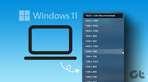 change screen resolution in windows 11