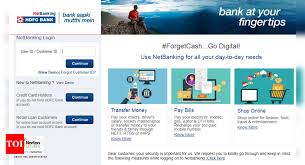3x reward points on select hdfc bank credit card / 1% cashback on other hdfc bank debit, credit cards & payzapp. Hdfc Netbanking How To Activate Use Hdfc Bank Internet Banking Services Business Times Of India