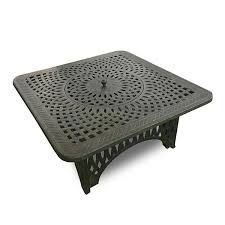 grill square firepit table