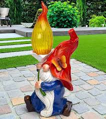 Premium Hand Crafted Solar Garden Gnome