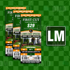Lawn Care Ticket Style Promo 4 The Lawn Market