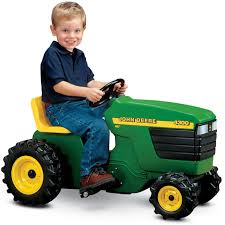 john deere pedal tractor ride on by