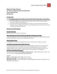 Research Proposal Examples Template Sample Resume Mla Format