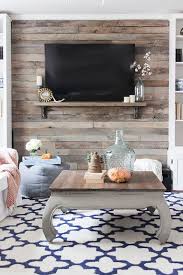 Living Room Remodel Pallet Accent Wall