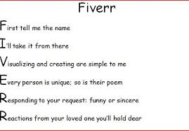 write a funny or sincere acrostic poem