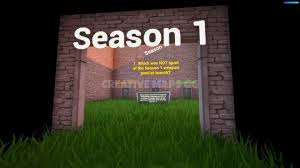 If you go in to squads with 3 people you will get only teams of 3. Fortnite Season Quiz Difficult Mini Game By Timeweaver64 Fortnite Creative Island Code