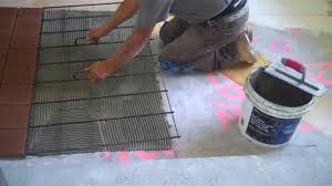 creative laying terracotta flooring
