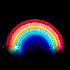 rainbow 15 neon marquee sign led lights