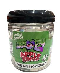 droopy delta 10 gummies 500mg 10ct jar