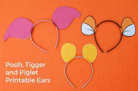 Check out our tiger costume selection for the very best in unique or custom, handmade pieces from our shops. Diy Winnie The Pooh Ears Piglet Ears Tigger Ears Merriment Design