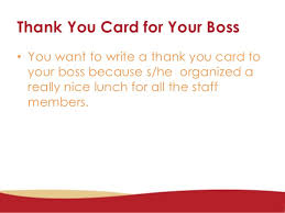Thank You Note To Boss For Gift Template Business