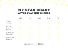 Star Reward Chart Personalised Template Star Reward Chart