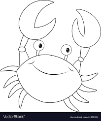 Animal Outline For Little Crab