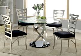 Spark Round Glass Top Modern Table