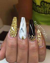 Easy to apply & looks great on short or long nails. Black And Gold Nail Art Ideas Your Reference For All Things Nails