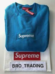 I bought a black supreme box logo hoodie in xl. Supreme Fw18 Box Logo Crewneck Bright Royal Blue L Large Box Logo Active Wear Mens Outfits