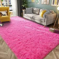 pink imra fluffy rugs soft carpet