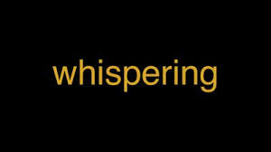 meaning of whispering in hindi