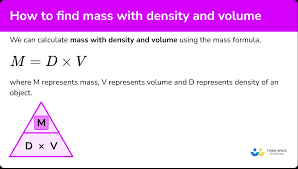 find m with density and volume