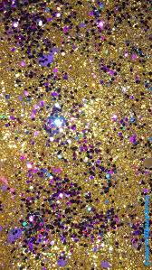 gold glitter b q purple and gold