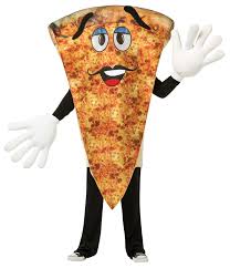 Rasta Imposta Mascot Quality Pizza Costume Deluxe Waver For Promotions Marketing Events