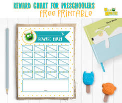 Preschool And School Age Printable Reward Chart
