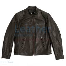 cafe racer leather jacket