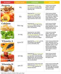 What Your Body Need Protein Fiber Calcium Iron Vitamin