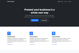 business frontpage bootstrap 5