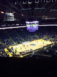 Oracle Arena Section 220 Row 4 Seat 3 Golden State