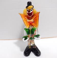 Glass Clown Figurines S For