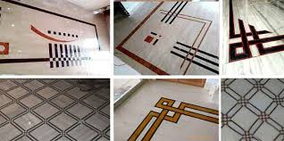 marble flooring design with their types