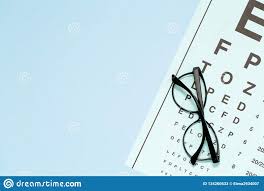 Eye Test Eye Examination Glasses With Transparent Optical